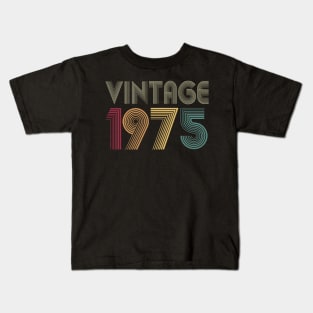 45th Birthday 1975 Gift Vintage Classic Kids T-Shirt